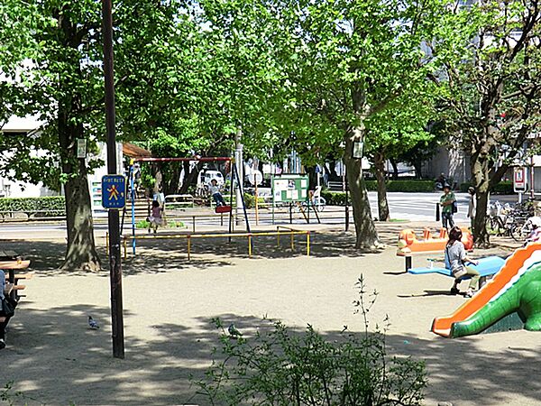 矢川上公園（81m）