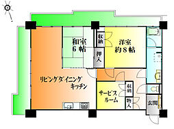間取図画像 2SLDK