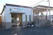 名鉄尾西線　開明駅 1400m