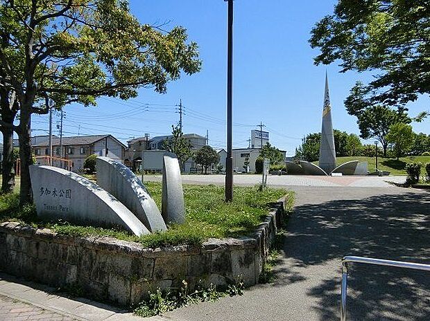 多加木公園 440m