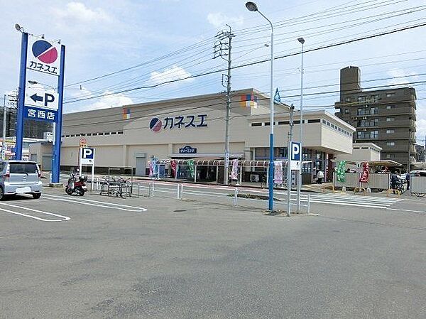 カネスエ宮西店 520m