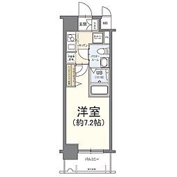 エスリード梅田北 405 4階1Kの間取り