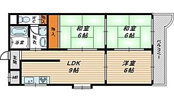 さんはいつ21 3LDKの間取図画像