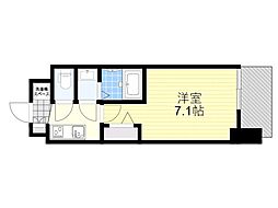 フォーリアライズ城東ファイン 1Kの間取図画像