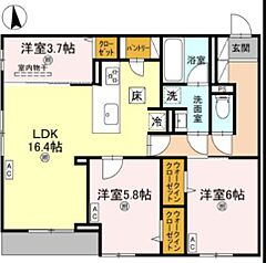 物件の間取り