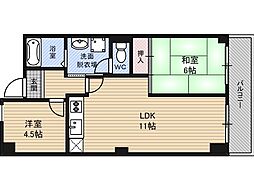 カーサセレノ 2LDKの間取図画像