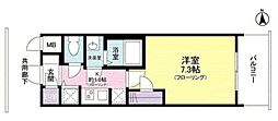 Sレジデンス野江 1Kの間取図画像