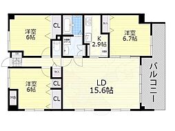 間取図画像 3LDK