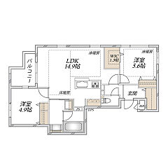 物件の間取り
