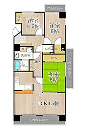 パードレ関目 3LDKの間取図画像