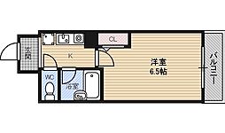 エスリード大阪城北 1Kの間取図画像