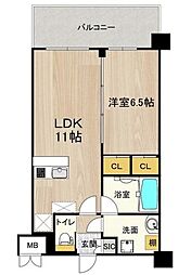 THEPHOERME城北公園 1LDKの間取図画像