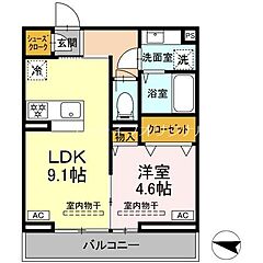物件の間取り