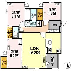 物件の間取り