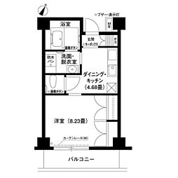 芦谷の杜 1DKの間取図画像