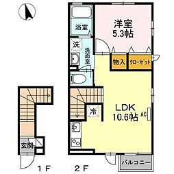 間取図画像 1LDK