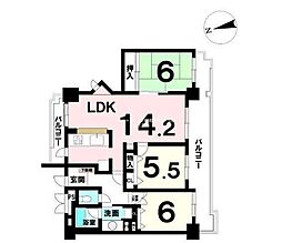 間取図画像 3LDK