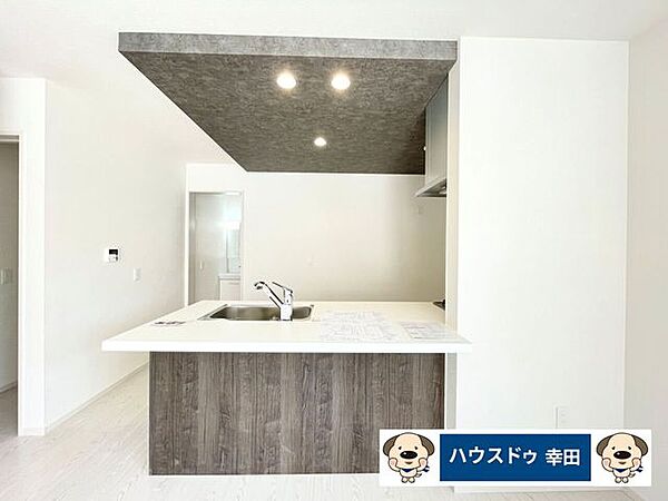 ダウンライトになっており、開放的な空間を演出してくれます。