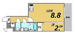 間取図画像 1LDK