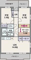 物件の間取り