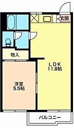 タウニィタカダC 2階