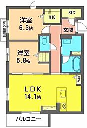 セントリビエ 2階