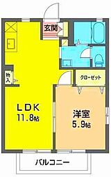 フォーデイズA 2階/205