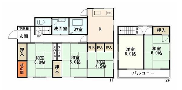 間取りを拡大表示