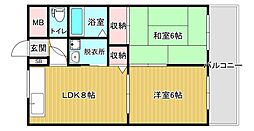 間取図画像 2DK
