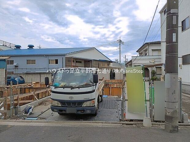現在建築中。2026年9月上旬完成予定。完成現場で参考見学可能です。