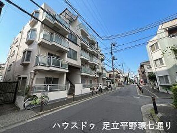 前面道路は比較的見通しが良く、歩道状のスペースも確保された穏やかな住環境です。