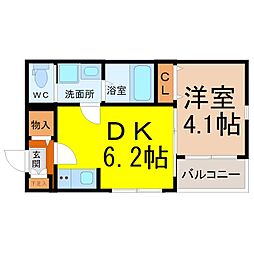 間取図画像 1DK