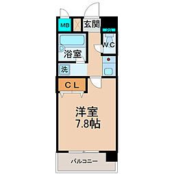 間取図画像 1K