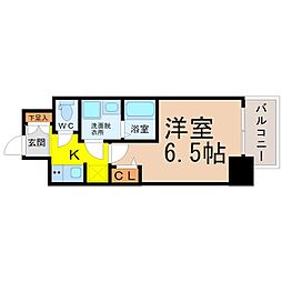 S-RESIDENCEKamimaezuSouth 1Kの間取図画像