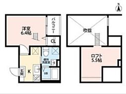 Vella 1Kの間取図画像