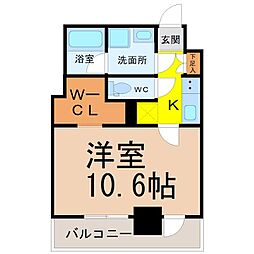 間取図画像 1K