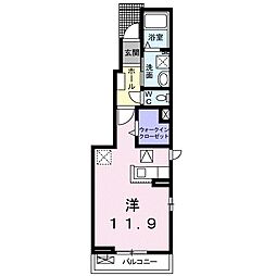 メゾン・ド・本郷 ワンルームの間取図画像