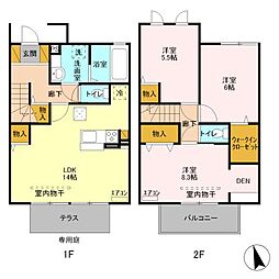 ピーノポルトB 3LDKの間取図画像