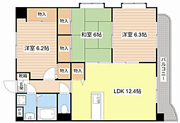 LILIACOURT 3LDKの間取図画像