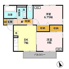 物件の間取り
