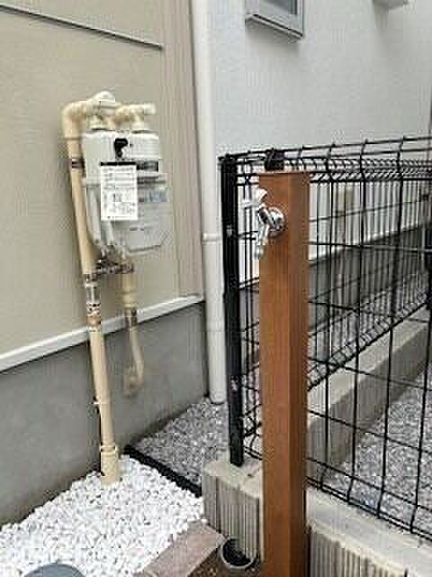 外水栓アンティーク調、13A都市ガスメーター