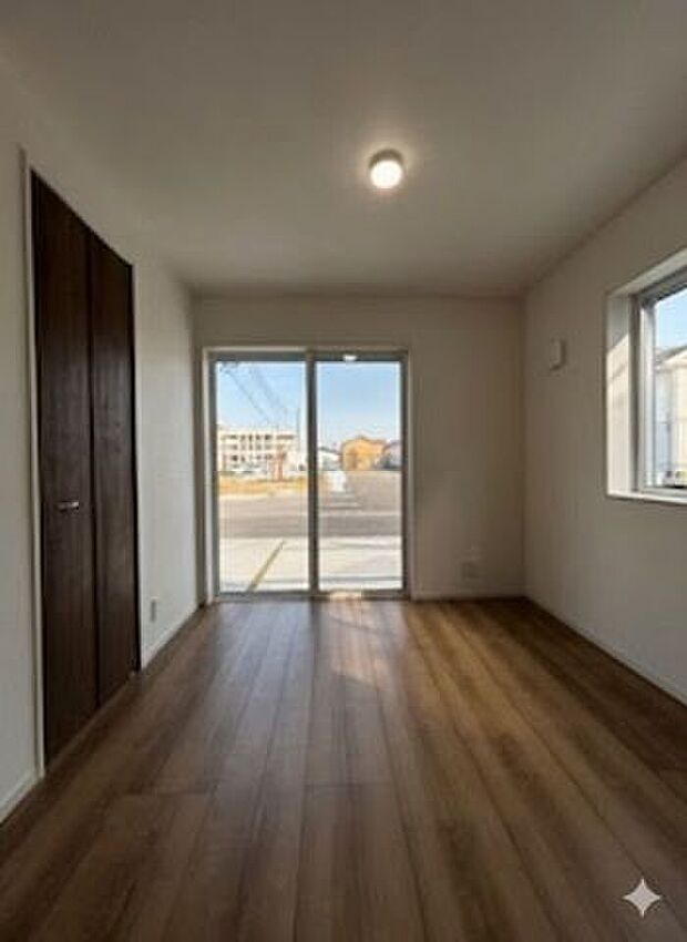 南東向きで日当たり良好