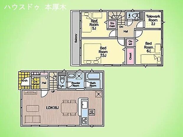 3LDK＋テレワークルーム