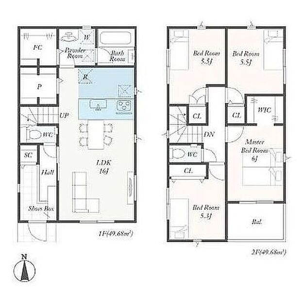 収納力のある4LDK