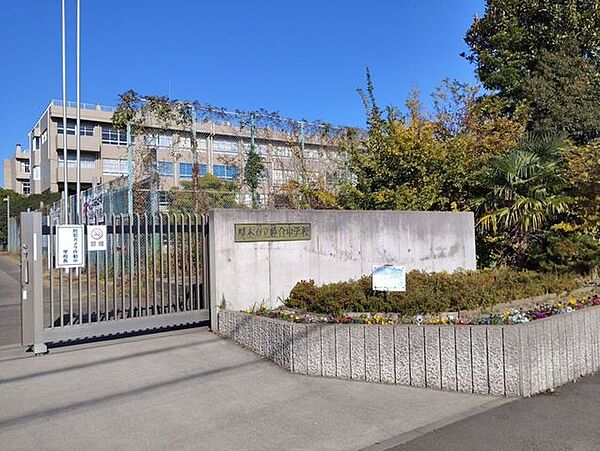 睦合中学校 1670m