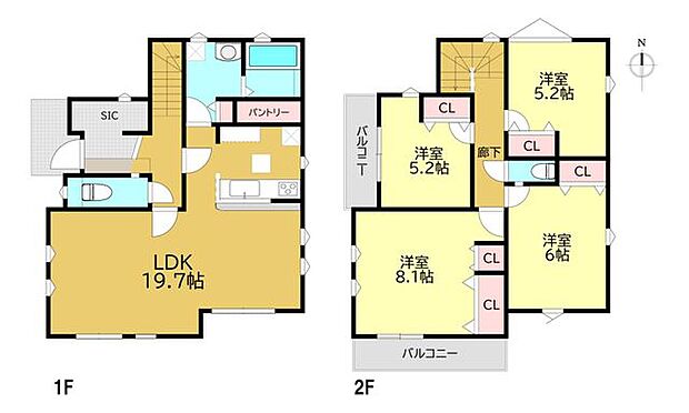 4LDK(107.58m2)