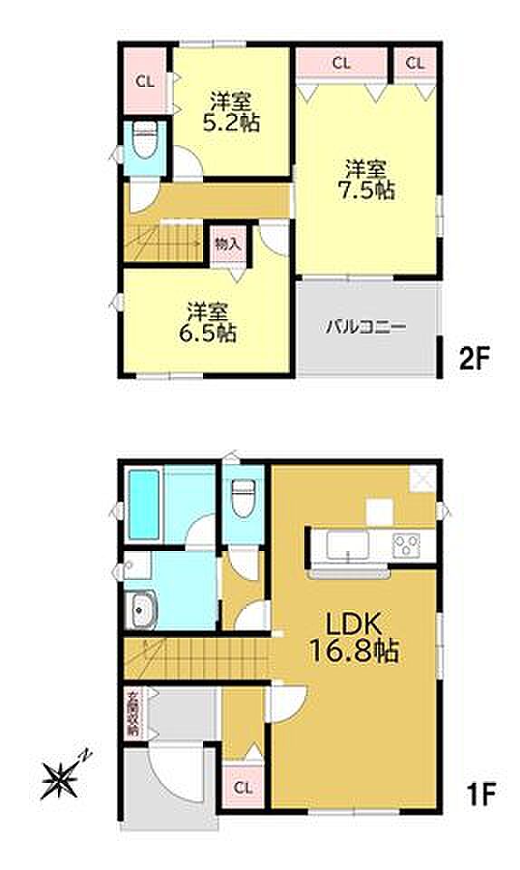 3LDK(87.87m2)