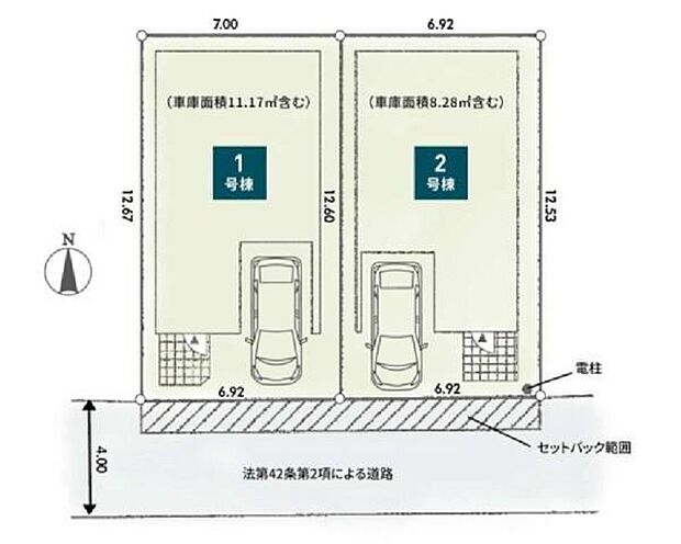 1号棟(88.10m2/26.65坪)