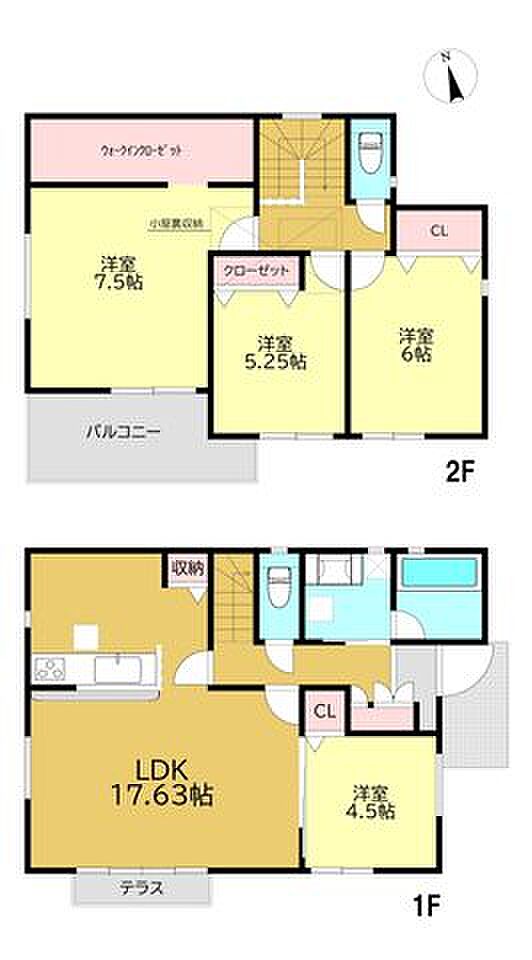 2号棟(4LDK/100.19m2)
