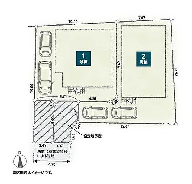 カースペース2台分